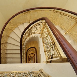 精雕铜/铝楼梯屏风274