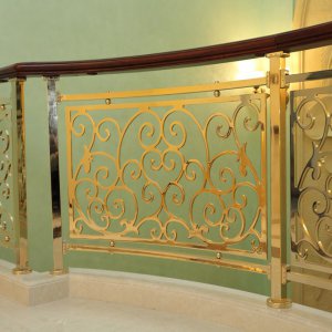 精雕铜/铝楼梯屏风280