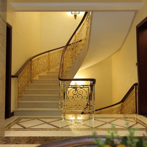 精雕铜/铝楼梯屏风286